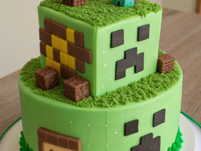 Minecraft Birthday cake ideas